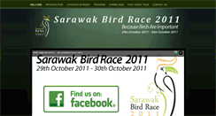 Desktop Screenshot of birdrace2011.borneohighlands.com.my